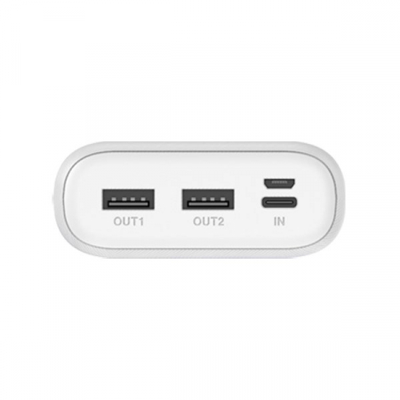 Powerbank Dudao 20000 mAh 2x USB / USB tip C / micro USB 2 A cu ecran LED alb (K9Pro-05) [1]