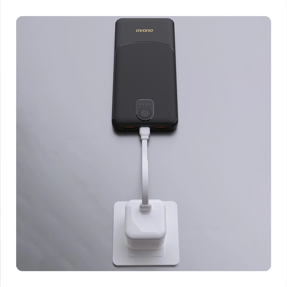 Powerbank Dudao K10Pro 20000mAh – Încărcător portabil 2.4A, 2 x USB-A, Design Slim, Negru [1]