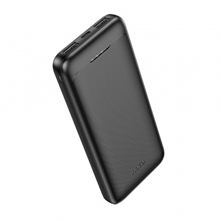 PowerBank HOCO Smart (J111) - 2x USB, Type-C, cu LED pentru verificarea bateriei, 2A, 10000mAh - negru [0]