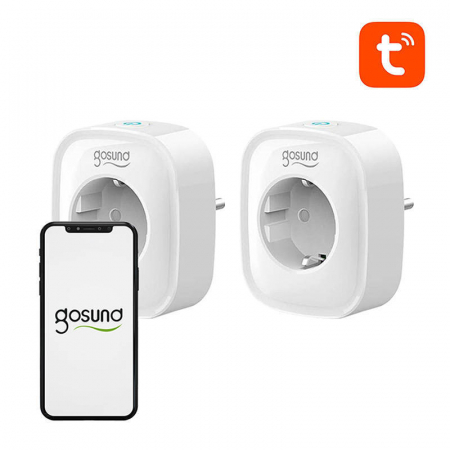 Priză inteligentă WiFi Gosund SP1 (2-pack), 16A, Tuya [1]