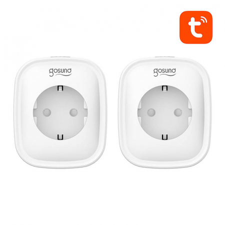 Home Control - Priză inteligentă WiFi Gosund SP1 (2-pack), 16A, Tuya