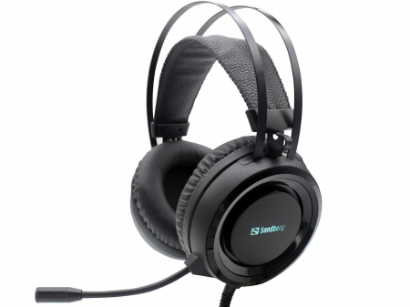 Console gaming - Căști Gaming Sandberg Dominator 7.1 – Microfon Flexibil, Confort Extins, Garanție 5 Ani