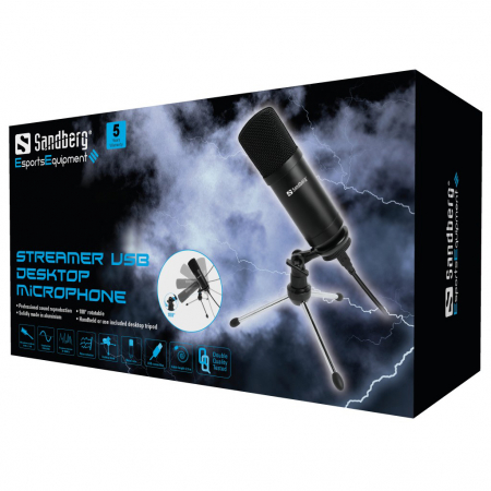 Sandberg Streamer USB Desk Microphone [2]