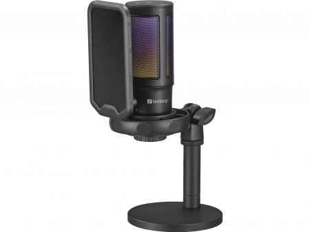 Microfoane - Sandberg Streamer USB Microphone RGB