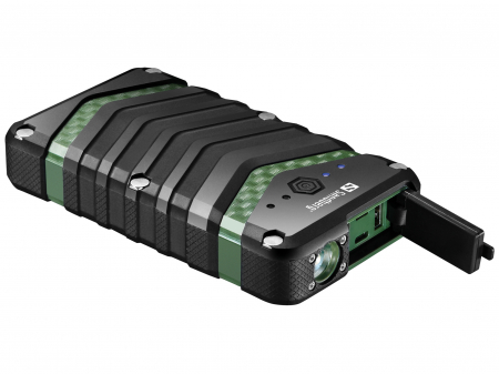 Baterie externă - Powerbank Sandberg Survivor 20100 mAh – Încărcare Rapidă, IP67, Lanternă, 2 Dispozitive