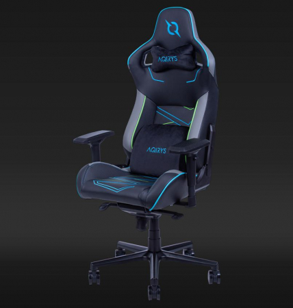Scaune Gaming - Scaun de gaming AQIRYS Calypso negru si alb