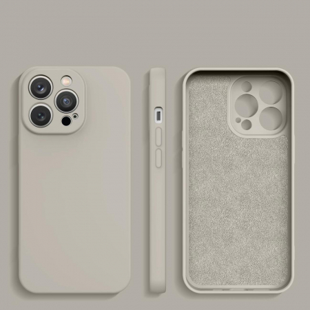 Husa silicon Husa silicon iPhone 14 Pro Max bej [1]