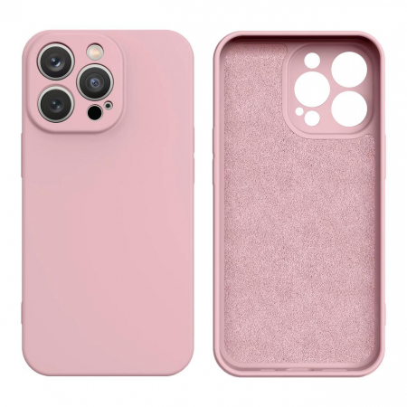 Husa din silicon Husa din silicon pentru iPhone 14 Pro roz [0]