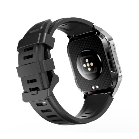 Smartwatch HiFuture FutureFit Ultra3 negru cu ecran de 2,01 inci și curea din silicon [4]