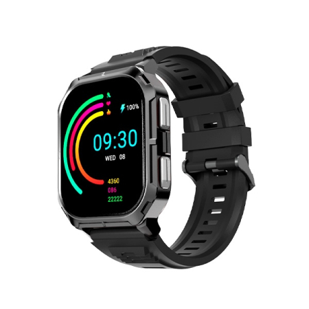 Smartwatch HiFuture FutureFit Ultra3 negru cu ecran de 2,01 inci și curea din silicon [3]