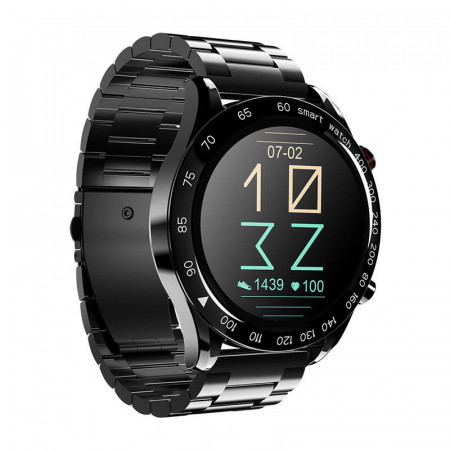 Smartwatch - Smartwatch HiFuture FutureGo Pro – Ecran AMOLED 1.43", Apeluri Bluetooth, GPS, 100+ Sporturi, Rezistență IP68, Negru