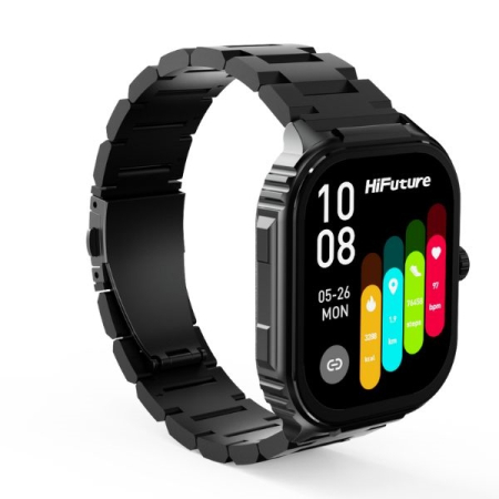 Smartwatch HiFuture Ultra3 Pro Black – Ecran AMOLED 2.04", Monitorizare sănătate AI, Apeluri Bluetooth, IP68 [1]