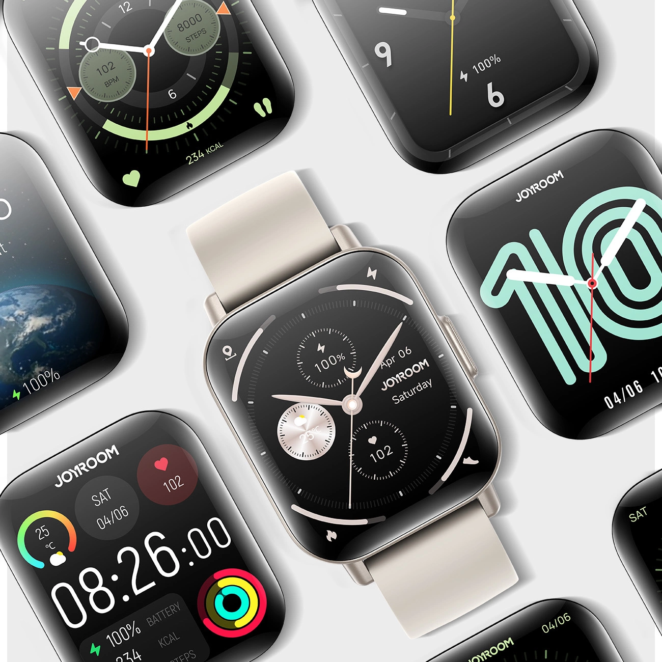 Smartwatch Joyroom Fit-Life JR-FT3S cu funcție de preluare a apelurilor - titan [12]