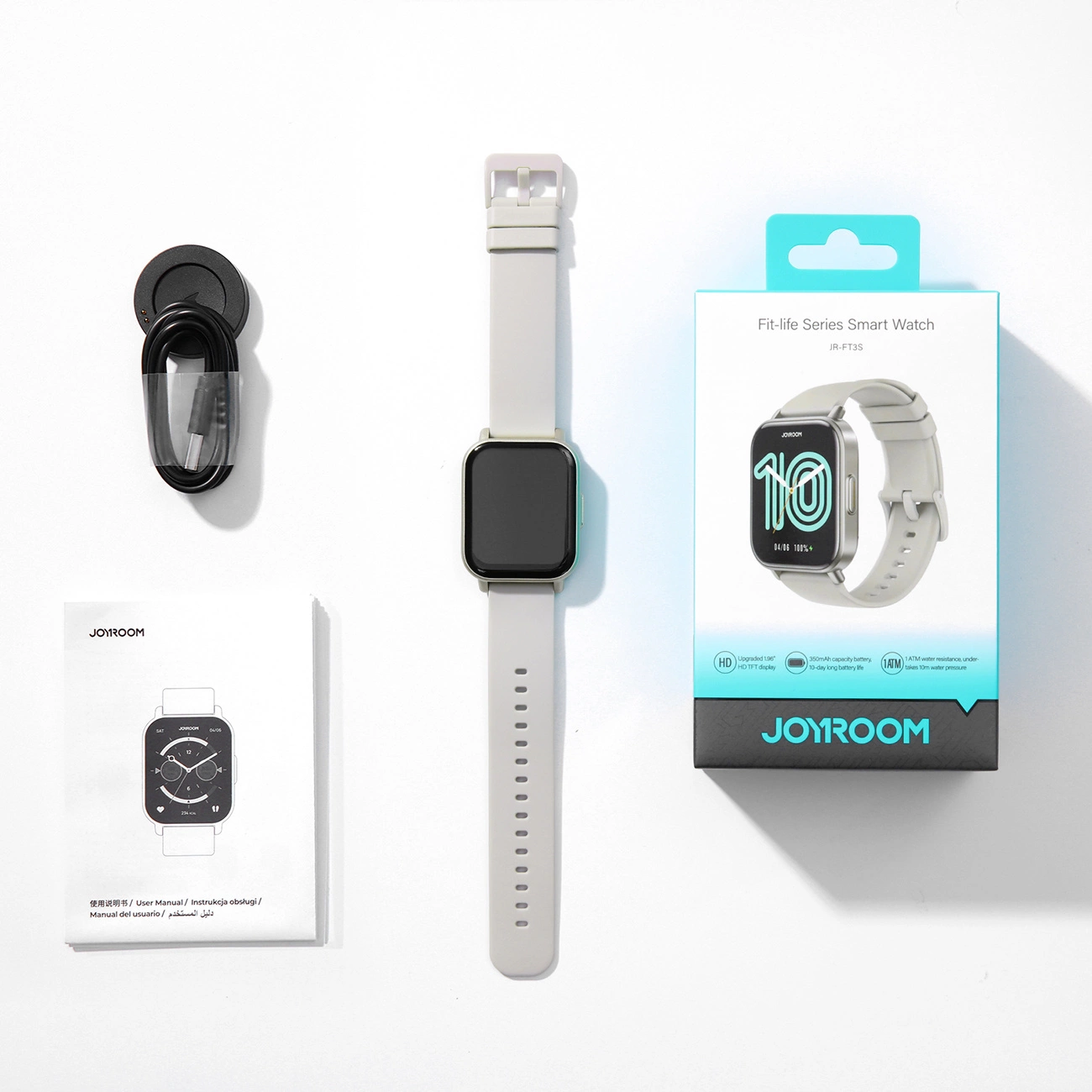 Smartwatch Joyroom Fit-Life JR-FT3S cu funcție de preluare a apelurilor - titan [4]