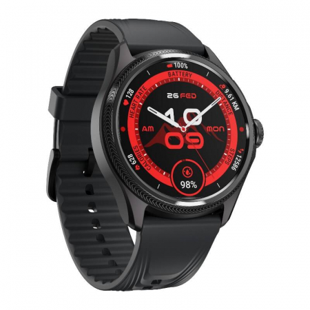 Smartwatch Mobvoi TicWatch Pro 5 Enduro Negru – Ceas inteligent cu ecran AMOLED 1.43”, apeluri Bluetooth, GPS avansat, monitorizare sănătate 24/7 și autonomie extinsă [1]