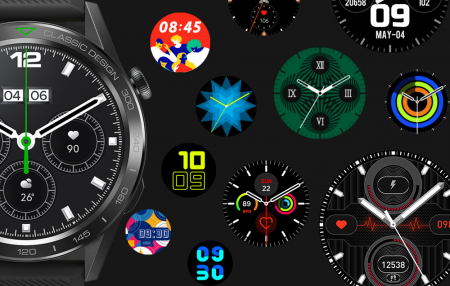 Smartwatch Zeblaze Btalk 3 – Apeluri Bluetooth, +100 Moduri Sport, Autonomie până la 14 zile, IP68, Negru [8]