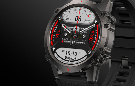 Smartwatch Zeblaze Vibe 7 Pro – Ecran AMOLED 1.43", Apeluri Bluetooth, GPS, 100+ Sporturi, Monitorizare Sănătate, Negru [10]