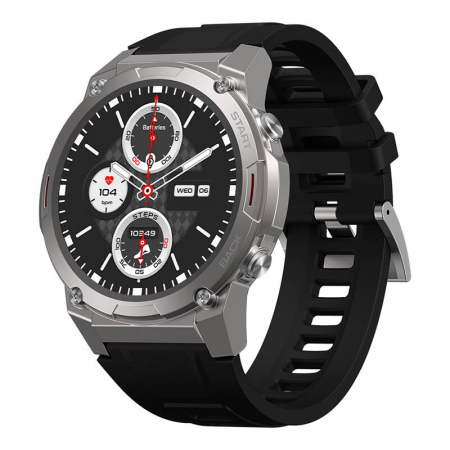 Smartwatch - Smartwatch Zeblaze Vibe 7 Pro – Ecran AMOLED 1.43", Apeluri Bluetooth, GPS, 100+ Sporturi, Monitorizare Sănătate, Negru