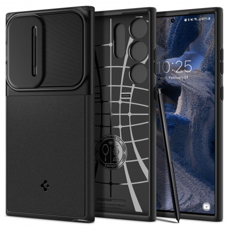 Spigen OPTIK ARMOR GALAXY S23 ULTRA BLACK [0]