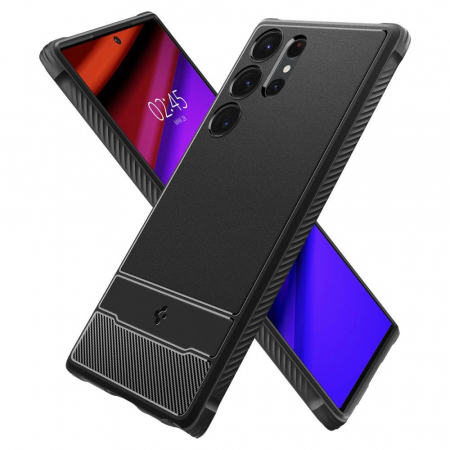 Spigen RUGGED ARMOR GALAXY S23 ULTRA MATTE BLACK [3]