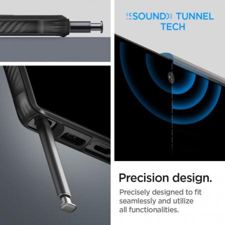 Spigen RUGGED ARMOR GALAXY S23 ULTRA MATTE BLACK [9]