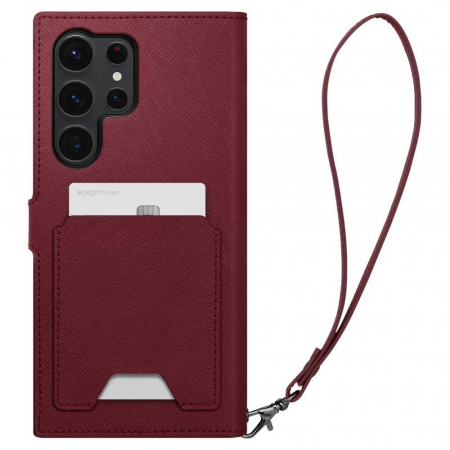 Spigen WALLET "S" PLUS GALAXY S23 ULTRA BURGUNDY [3]