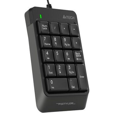 Tastaturi - Tastatura numerica A4TECH Fstyler, 18 taste , USB , neagra