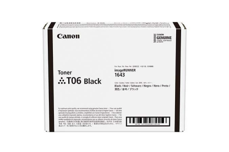 Cartușe multifuncționale - Toner Canon CRG-T06 black, 20.5k pagini, pentru IR Advance 1643I/1643IF.