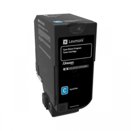 Cartușe multifuncționale - Toner Lexmark 74C2SCE cyan, 7k ,compatibil cu CX725de, CX725dhe ,CX725dthe, CS725de, CS720de, CS720dte, CS725dte