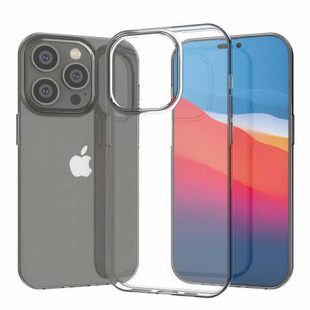 Gel transparent pentru husa iPhone 14 Pro Ultra Clear de 0,5 mm [3]