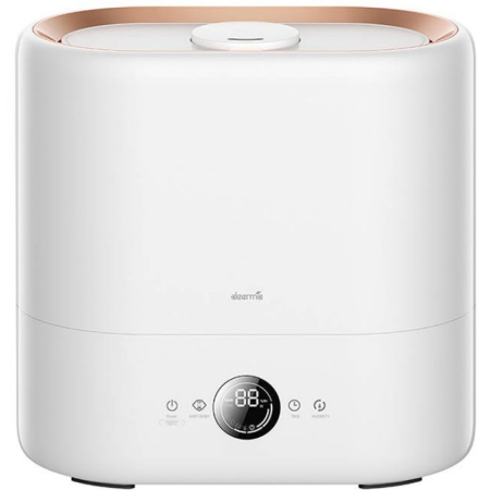 Umidificator Deerma ST636W alb cu rezervor 4.5L, sterilizare UV-C și display LED