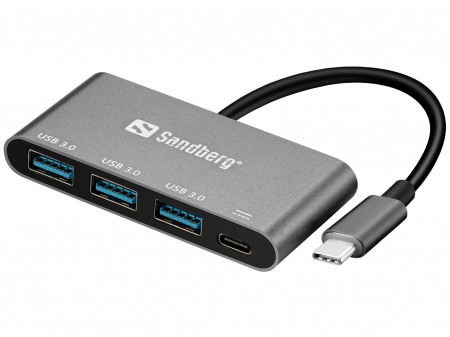 HUB-uri - USB-C to 3xUSB 3.0 Hub + PD