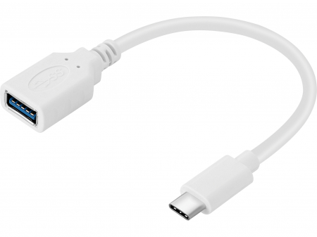 Accesorii laptop - Convertor USB-C la USB 3.0, adaptor rapid pentru transfer de date, compatibil cu laptopuri, telefoane și tablete, design compact