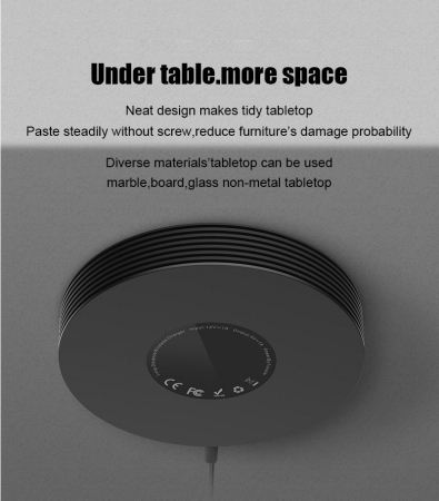 Vivolink Wireless QI Charger Waterproof, fara cabluri si fara gaurire [1]