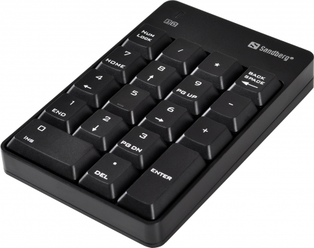 PC-uri și Periferice - Tastatură numerică fără fir Sandberg – Conectivitate Bluetooth și 2.4 GHz, autonomie extinsă și design compact