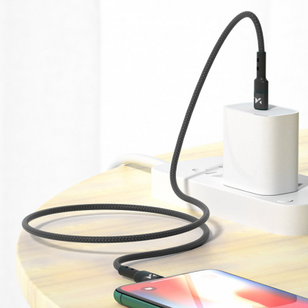 Wozinsky cable USB Type C - Lightning Power Delivery 18W 1m black (WUC-PD-CL1B) [3]