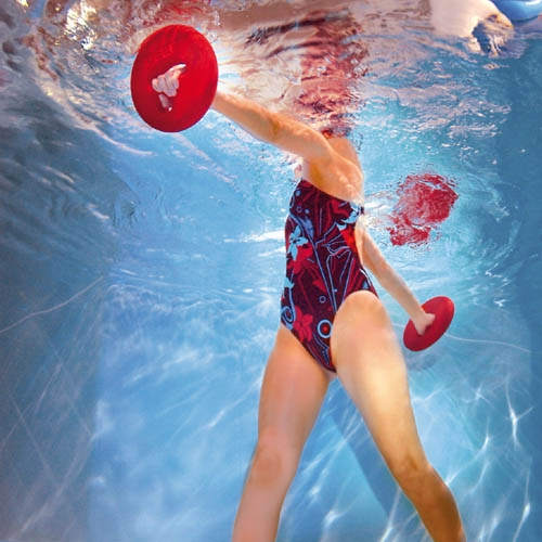 Aqua-Disc accesoriu aquafitness, Rosu [2]