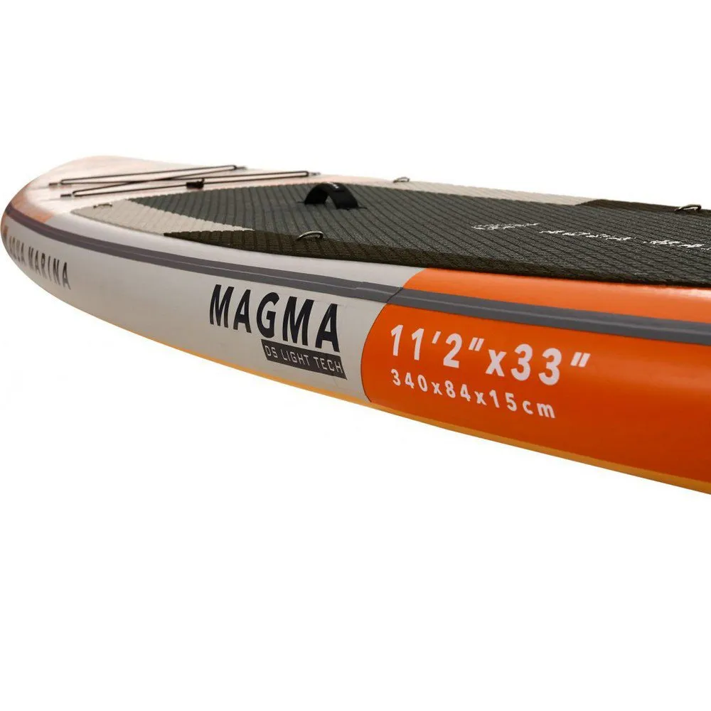 Set Paddle Board, Aqua Marina Magma 11´2´´ Inflatable, Auriu [7]