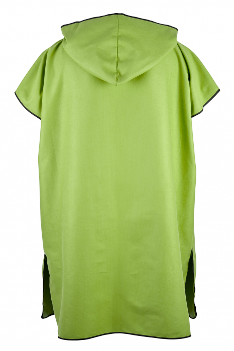 Poncho cu gluga, Adult, BEactive, Lime/Negru [2]