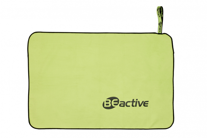 BEactive prosop din microfibra, lime/negru, marimea S [2]