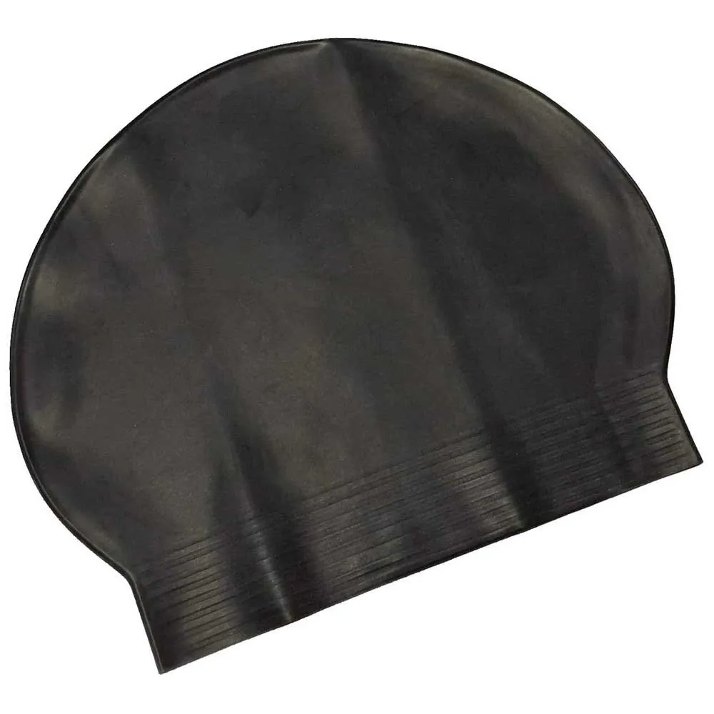 Casca pentru inot din latex, marime universala, Negru [1]