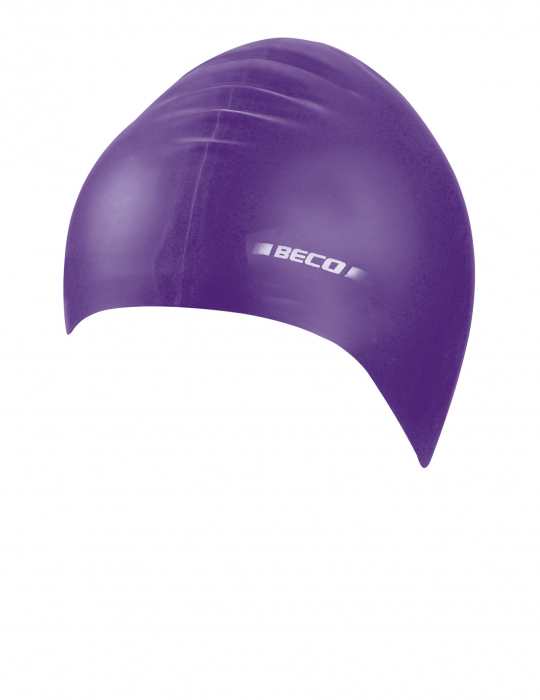 casca pentru inot din silicon ,solid, violet [1]