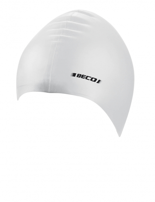 casca pentru inot din silicon ,solid, alb [1]