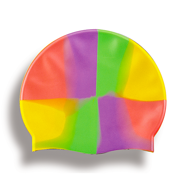 Casca de inot silicon, Marimea universala, Multicolor [3]