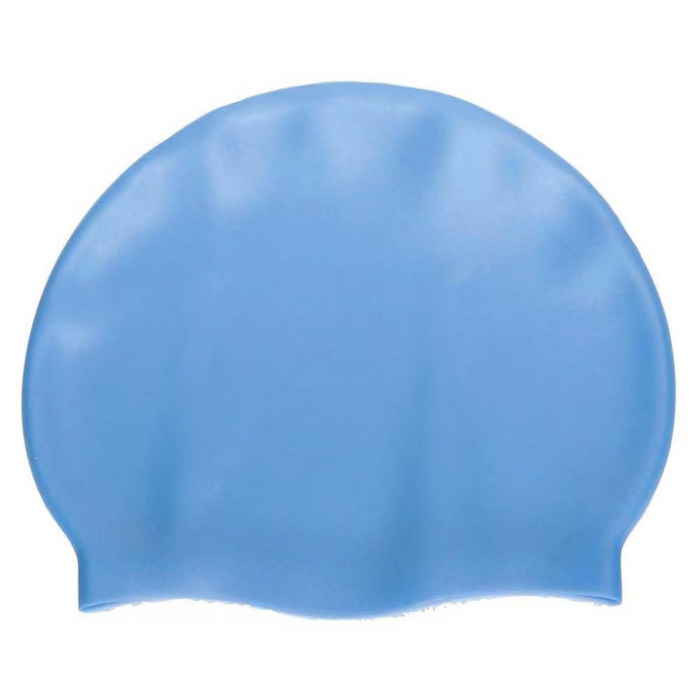 Casca pentru inot silicon, Albastru deschis, Adult [1]