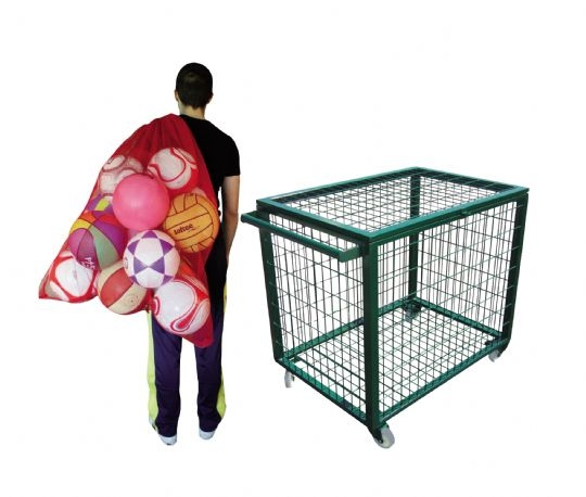 Container din Otel Inoxidabil,rotile, depozitare accesorii piscina 88 x 110 x 64 cm [2]