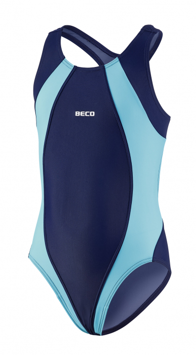 Costum inot fete Maxpower Basic, marin/turcoaz , 116 cm [2]