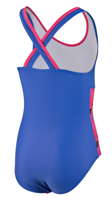 Costum pentru inot fete ,Ocean Dinos, roz, protectie UV 50+, 140 cm [3]