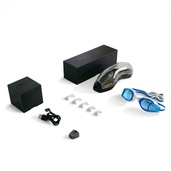 Kit ochelari de inot, Adult, Smart, Albastru [4]