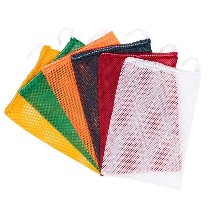 Sac echipament de inot tip plasa, 45x70 cm, Rosu [2]